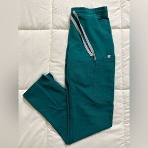 Figs Hunter Green Yola Skinny Scrub Pants
